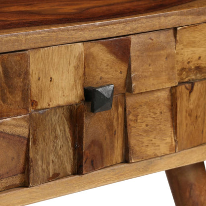 Soffbord Trä massivt sheshamträ med honungsfinish 110x50x37 cm