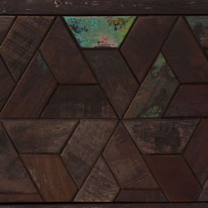 TV-Möbel Trä TV-Bänk massivt återvunnet Trä 140x30x45 cm