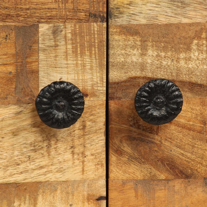 TV-Möbel Trä TV-Bänk massivt mangoträ 140x30x45 cm