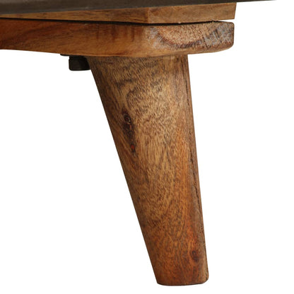 TV-Möbel Trä TV-Bänk massivt mangoträ 140x30x45 cm