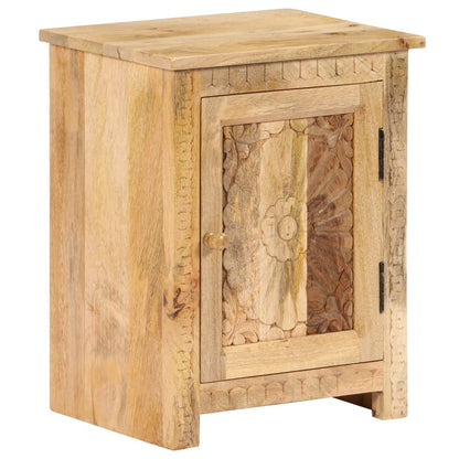 Sängbord massivt mangoträ 40x30x50 cm