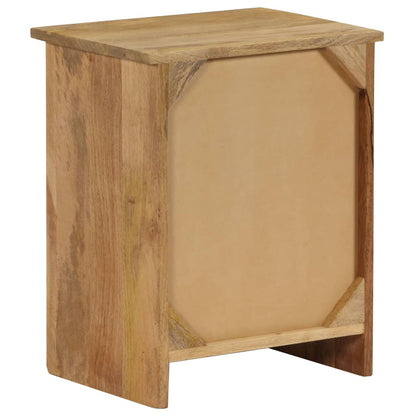 Sängbord massivt mangoträ 40x30x50 cm