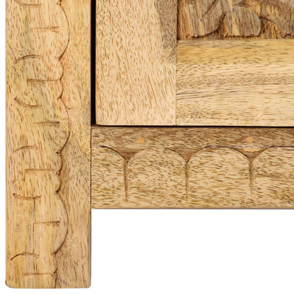 Sängbord massivt mangoträ 40x30x50 cm