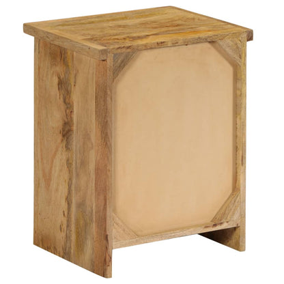 Sängbord Nattduksbord Trä massivt mangoträ 40x30x50 cm
