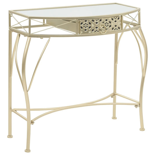 Sidobord DIV. fransk stil metall 82x39x76 cm guld