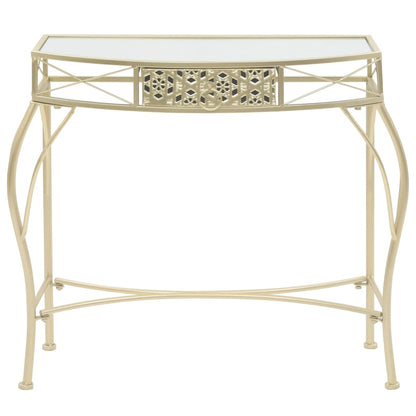 Sidobord DIV. fransk stil metall 82x39x76 cm guld