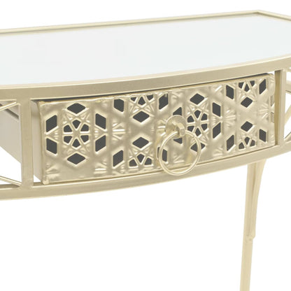 Sidobord DIV. fransk stil metall 82x39x76 cm guld