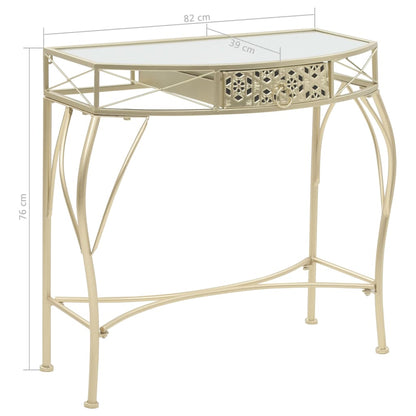 Sidobord DIV. fransk stil metall 82x39x76 cm guld
