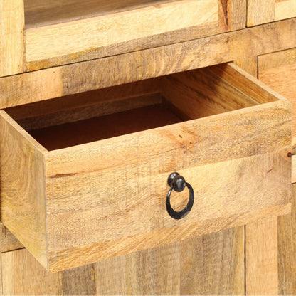 Skänk Trä massivt mangoträ 95x45x185 cm