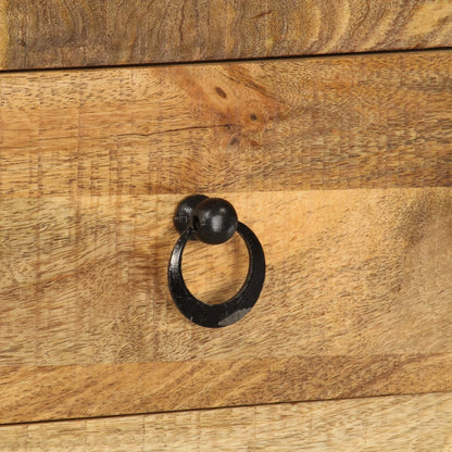 Skänk Trä massivt mangoträ 95x45x185 cm