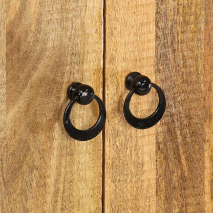 Skänk Trä massivt mangoträ 95x45x185 cm