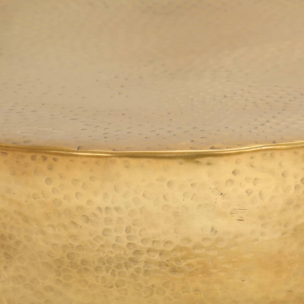 Soffbord DIV. hamrad aluminium 70x30 cm mässing