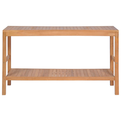 Badrumsunderskåp massiv teak 132x45x75 cm