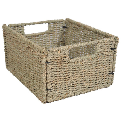 Badrumsunderskåp med 4 korgar massiv teak 132x45x75 cm