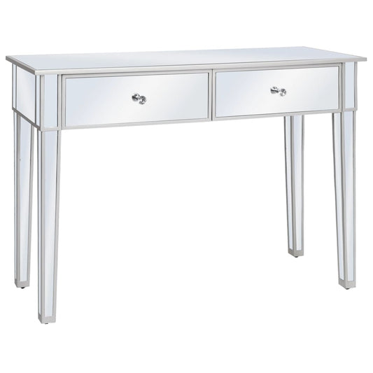 Avlastningsbord Konsollbord DIV. spegel MDF och glas 106,5x38x76,5 cm