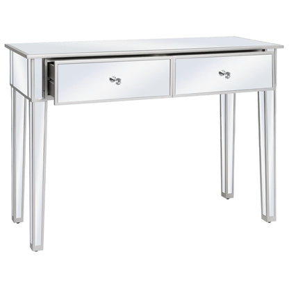 Avlastningsbord Konsollbord DIV. spegel MDF och glas 106,5x38x76,5 cm