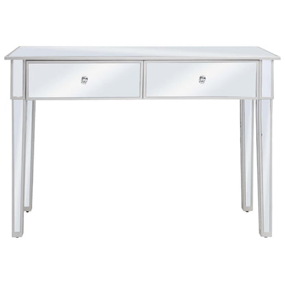 Avlastningsbord Konsollbord DIV. spegel MDF och glas 106,5x38x76,5 cm