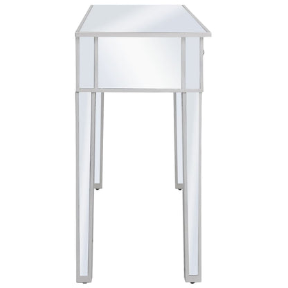 Avlastningsbord Konsollbord DIV. spegel MDF och glas 106,5x38x76,5 cm