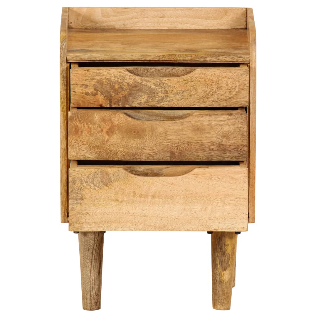 Sängbord i massivt mangoträ 40x30x59,5 cm