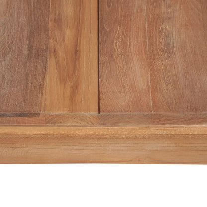 Avlastningsbord Konsollbord Trä massiv teak med naturlig finish 110x35x76 cm