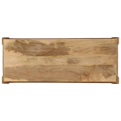 Avlastningsbord Konsollbord Trä massivt mangoträ 118x38x76 cm