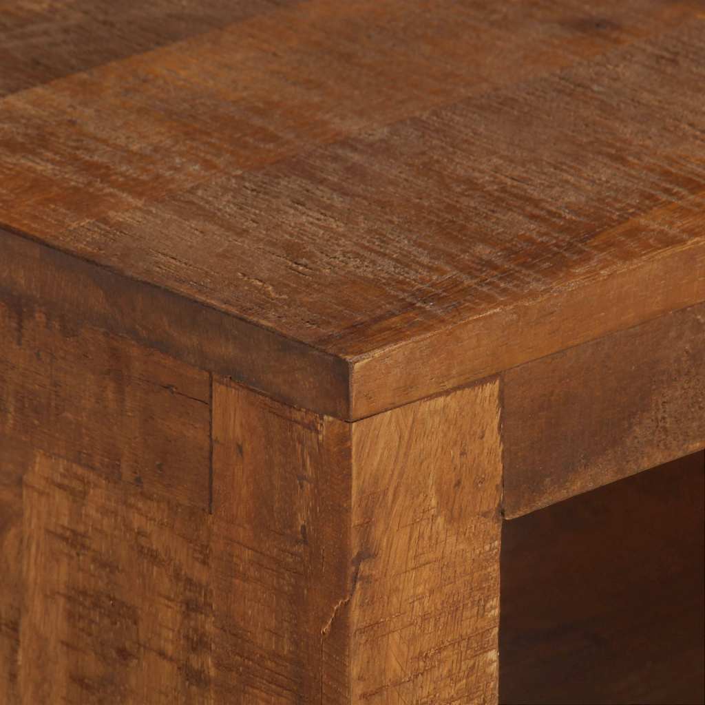 Soffbord Trä med 2 lådor 90x40x50 cm massivt mangoträ