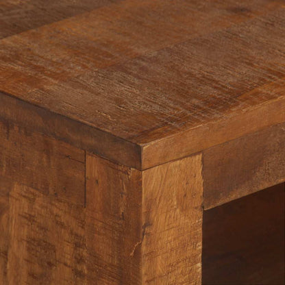 Soffbord Trä med 2 lådor 90x40x50 cm massivt mangoträ