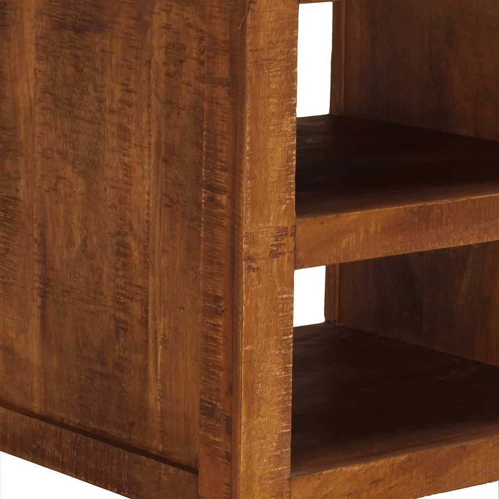 Soffbord Trä med 2 lådor 90x40x50 cm massivt mangoträ