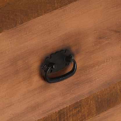 Soffbord Trä med 2 lådor 90x40x50 cm massivt mangoträ