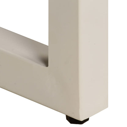 Avlastningsbord Konsollbord Trä 120x35x76 cm massivt mangoträ och stål
