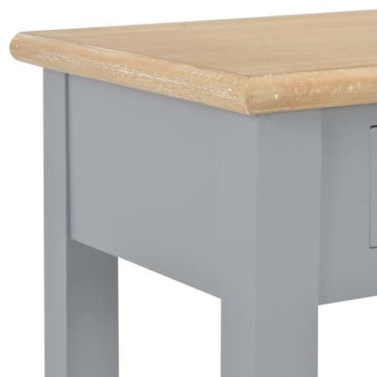Avlastningsbord Konsollbord Grå 110x35x80 cm trä