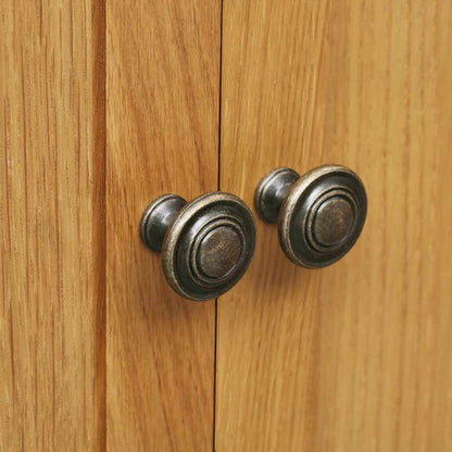 Skoställ Brun Ek Skoskåp 76x37x105 cm massivt ekträ