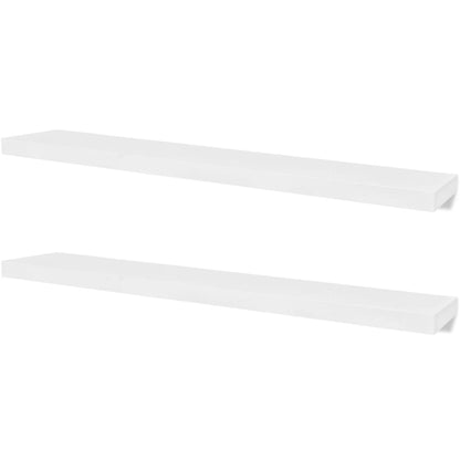 Vägghylla Vit 4 st 120 cm