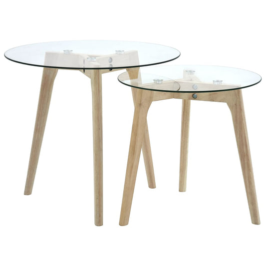 Sidobord DIV. 2 st härdat glas