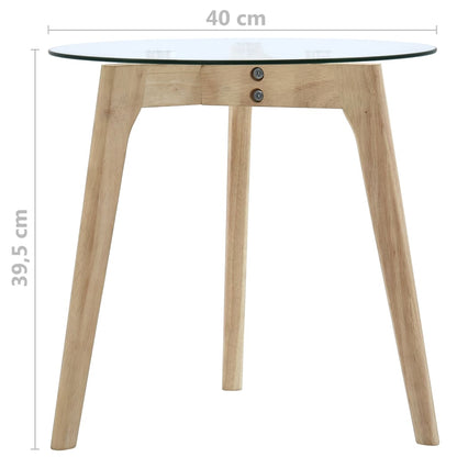 Sidobord DIV. 2 st härdat glas