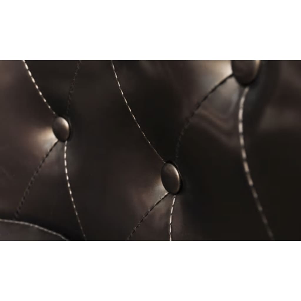 Fåtölj Brun konstläder