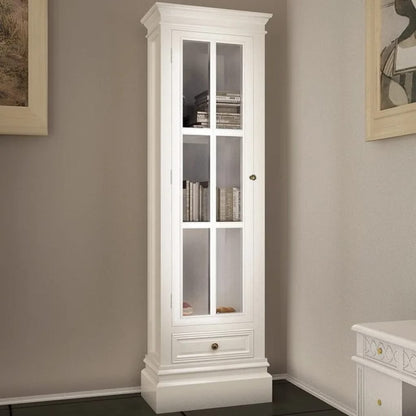 Skåp Vit chic med 3 hyllor Vit Trä 38 x 25,5 x 138 cm
