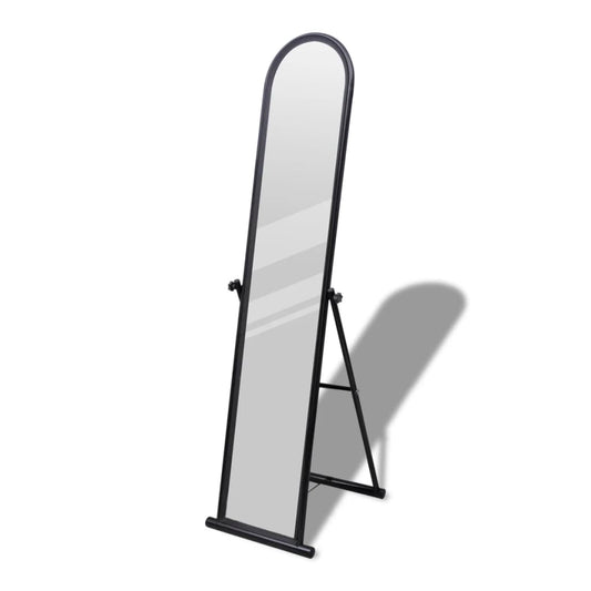 Väggspegel 152 cm svart
