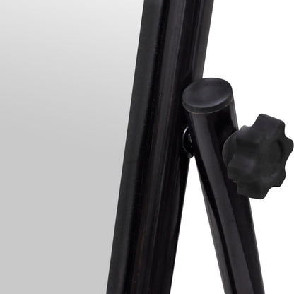 Väggspegel 152 cm svart
