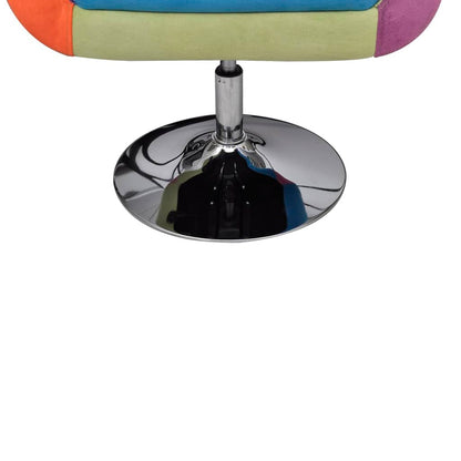 Fåtölj DIV. i tyg kubformad lapptäcke