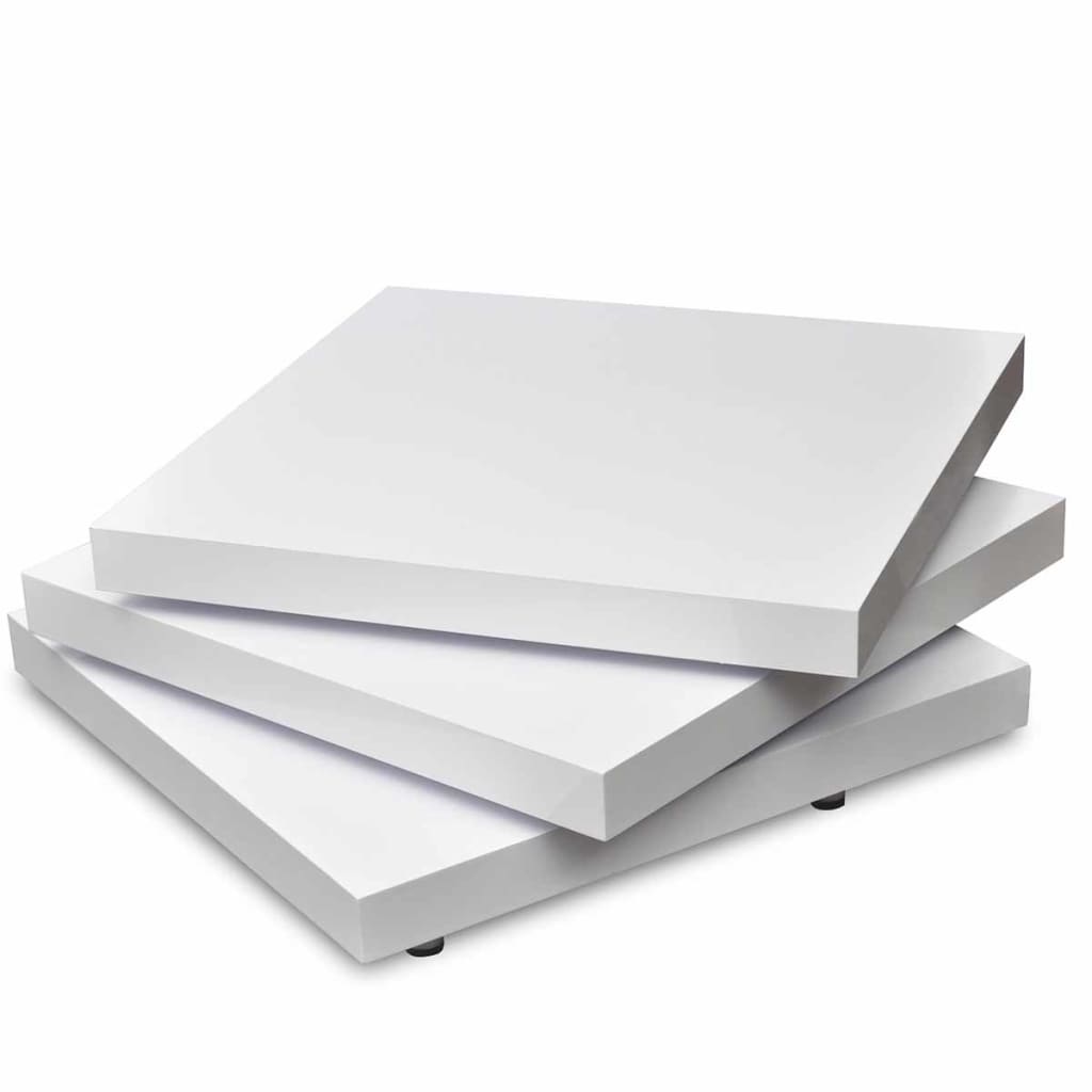 Soffbord Högglans Vit 3 nivåer