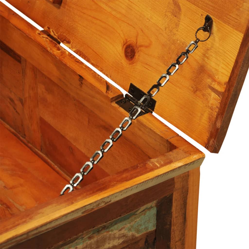 Soffbord Trä med förvaring vintage återvunnet trä