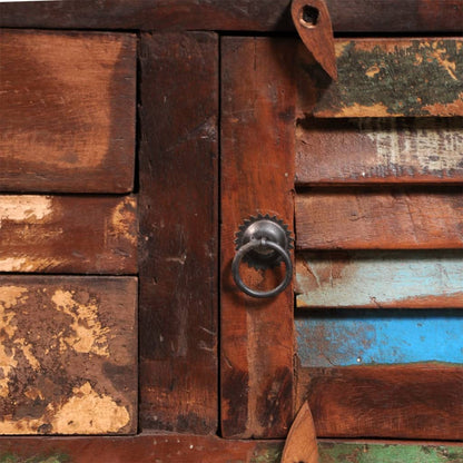 TV-Möbel Trä TV-Bänk Hi-Fi sidoskåp återvunnet massivt trä