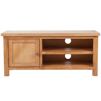 TV-bänk 103 x 36 x 46 cm massiv ek