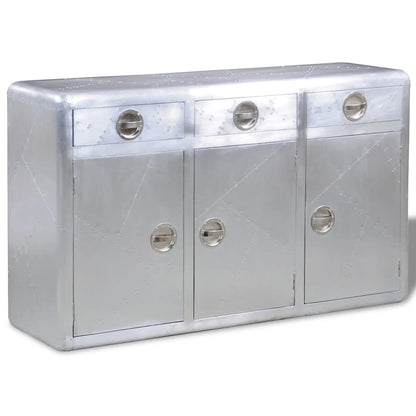 Sidobord DIV. i aluminium Aviator med 3 lådor