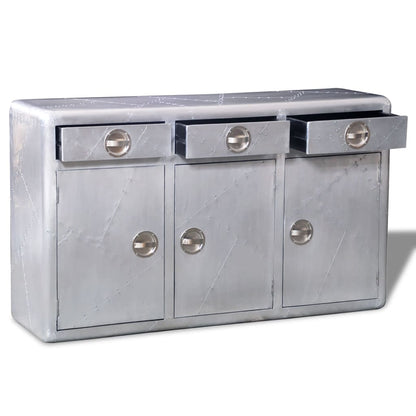 Sidobord DIV. i aluminium Aviator med 3 lådor