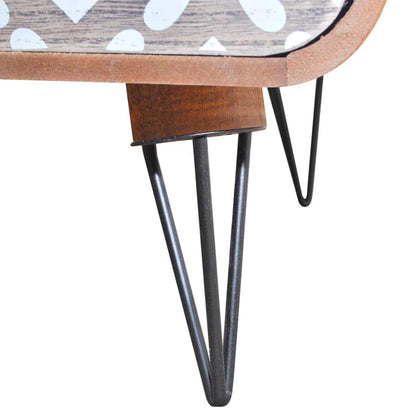 Sidobord Brun med 3 lådor