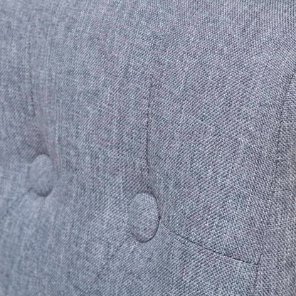 Matstolar 6 st ljusgrå tyg