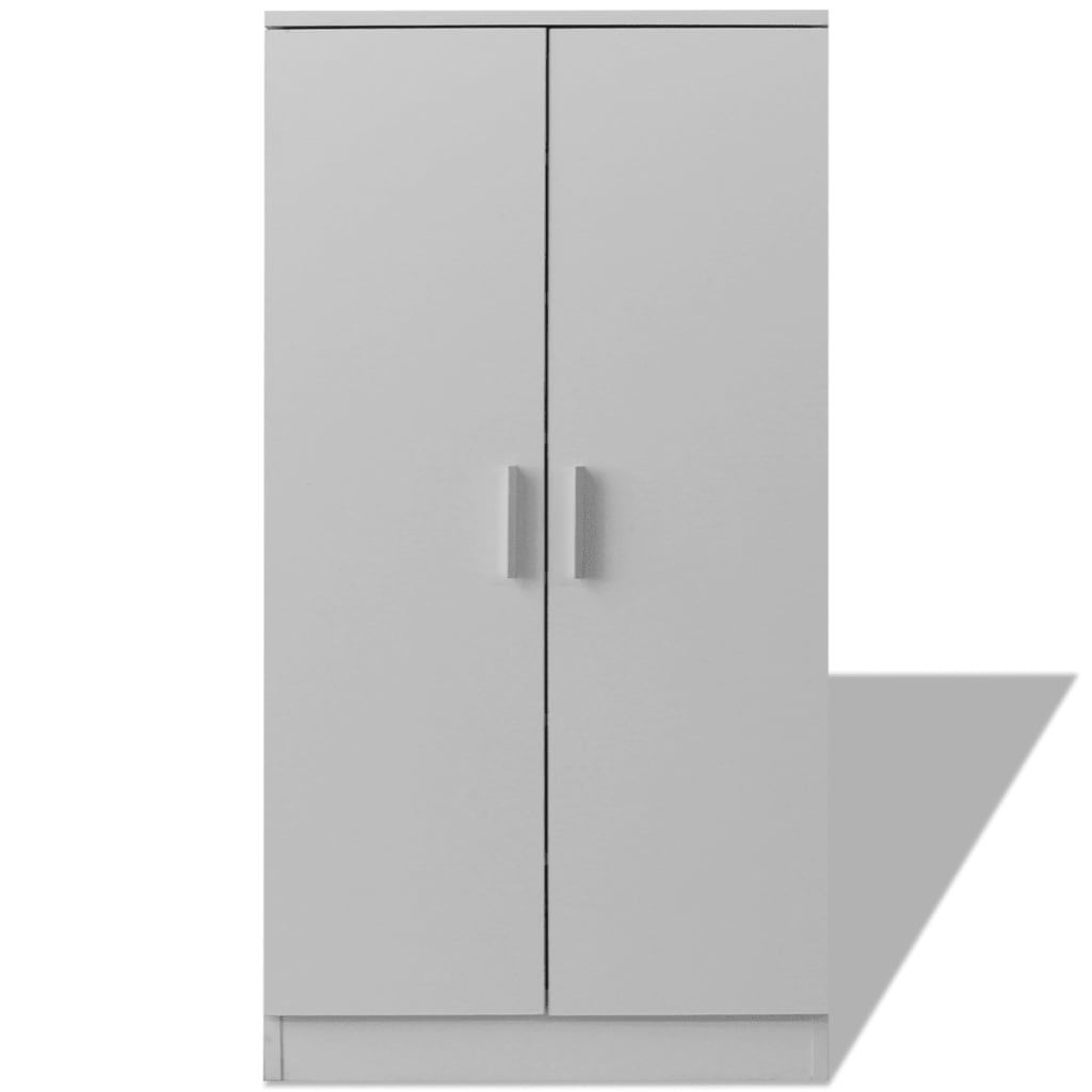 Skoställ Vit Skoskåp med 7 hyllor