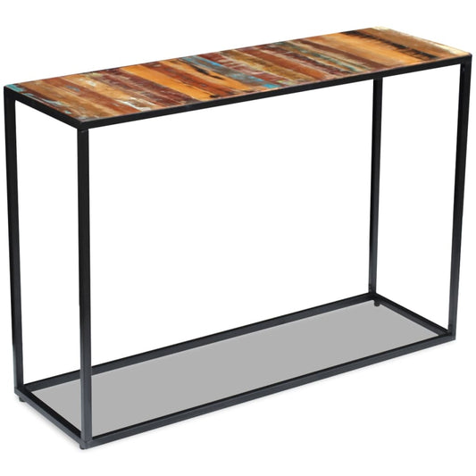 Avlastningsbord Konsollbord Trä massivt återvunnet Trä 110x35x76 cm